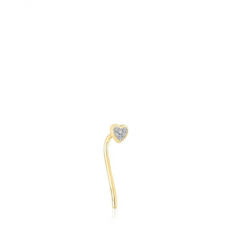 Tous San Valentín Individual Women's Earrings 18k Gold | SAV841950 | Usa