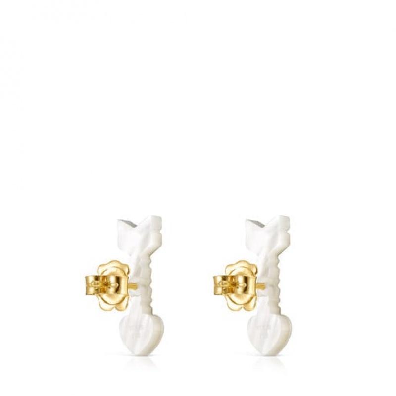 Tous San Valentín Women's Earrings 18k Gold | RDU841937 | Usa