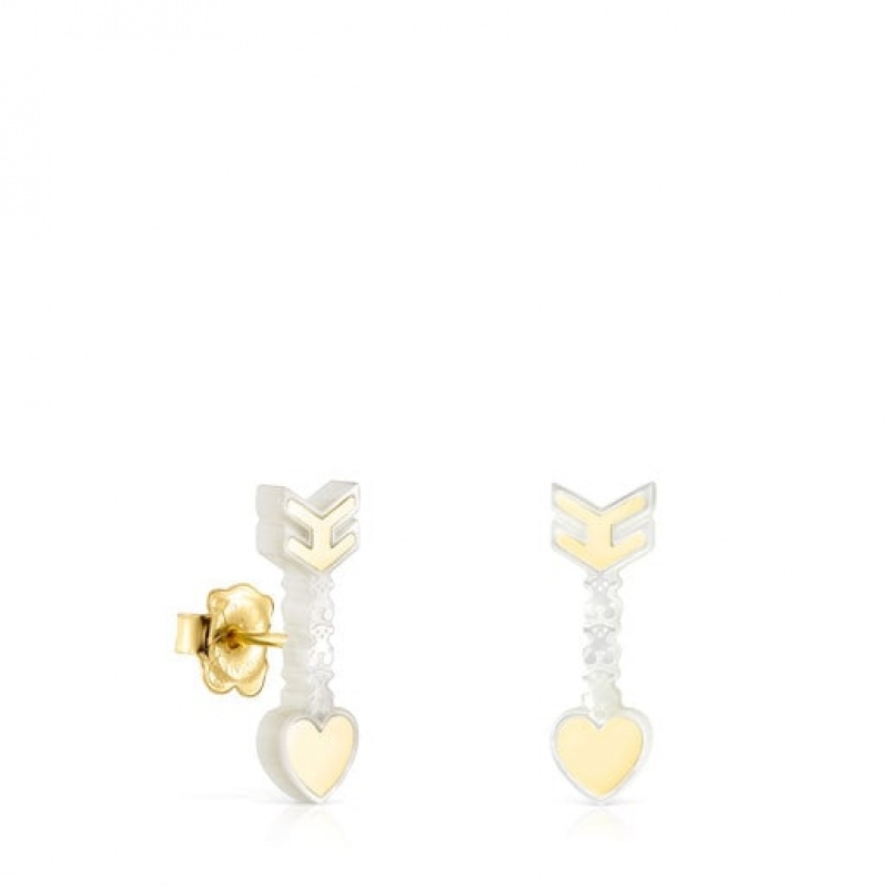 Tous San Valentín Women\'s Earrings 18k Gold | RDU841937 | Usa