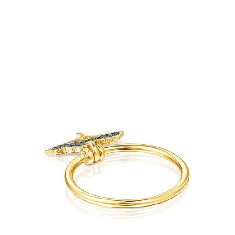 Tous Save Women's Rings 18k Gold | FJC521764 | Usa