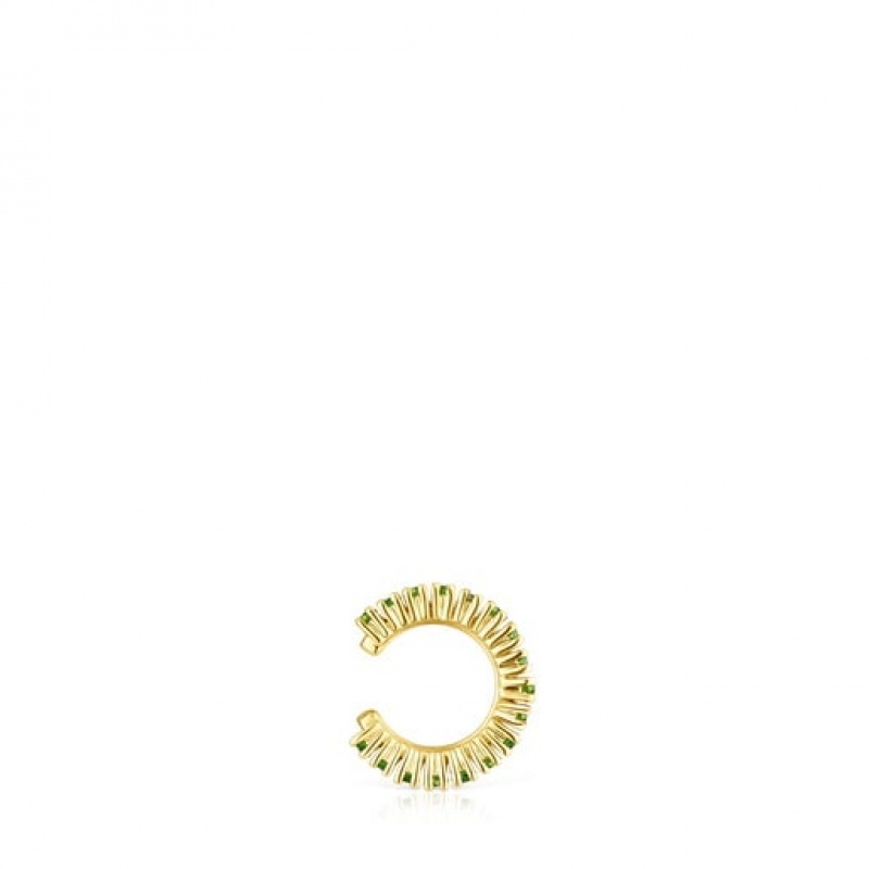 Tous Straight Individual Women's Earrings 18k Gold | DSB108725 | Usa