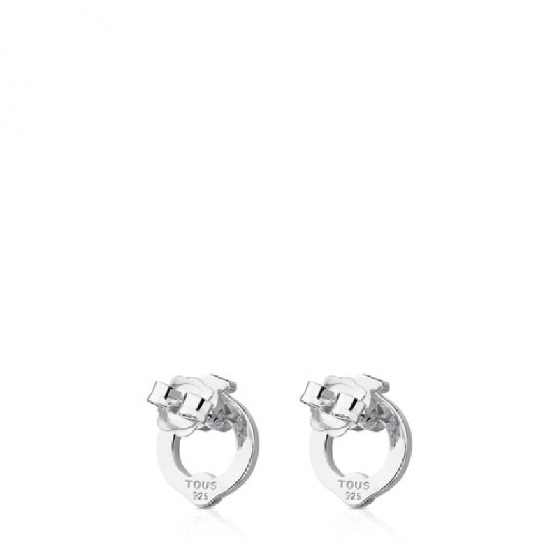 Tous Super Power Pearl Women's Earrings Silver | HIP452830 | Usa