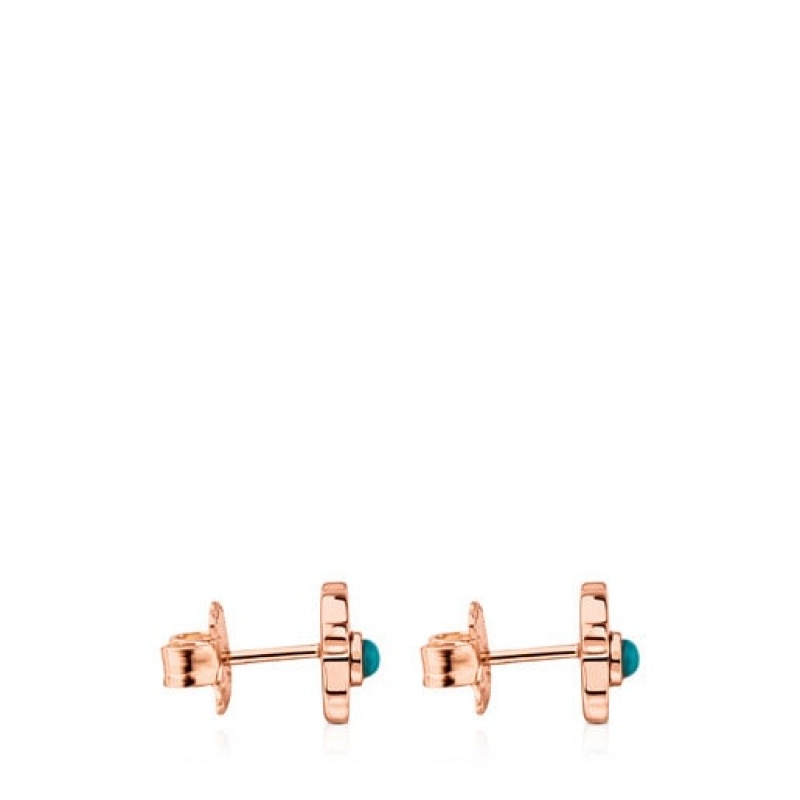 Tous Super Power Small Women's Earrings 18k Gold | VZU749605 | Usa