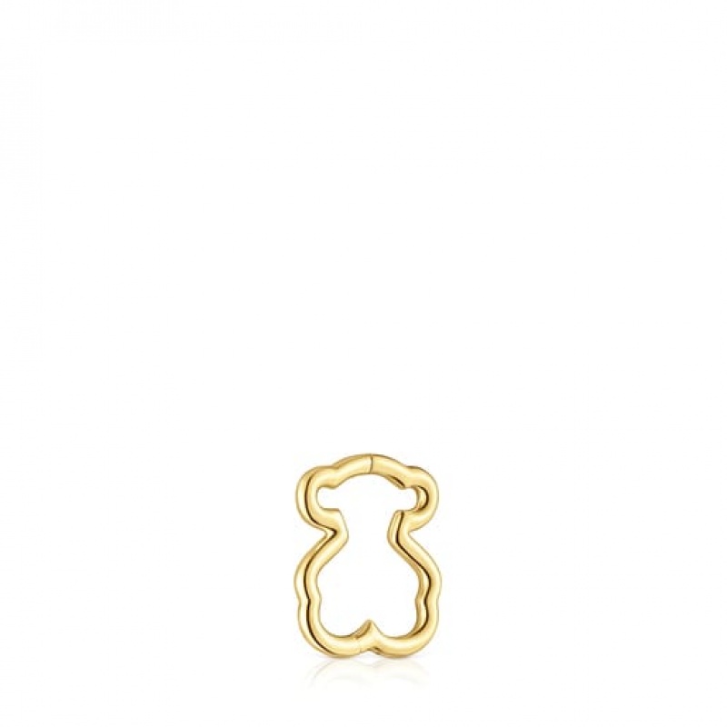 Tous Sweet Dolls Hoop Women's Earrings 18k Gold | GOS230415 | Usa