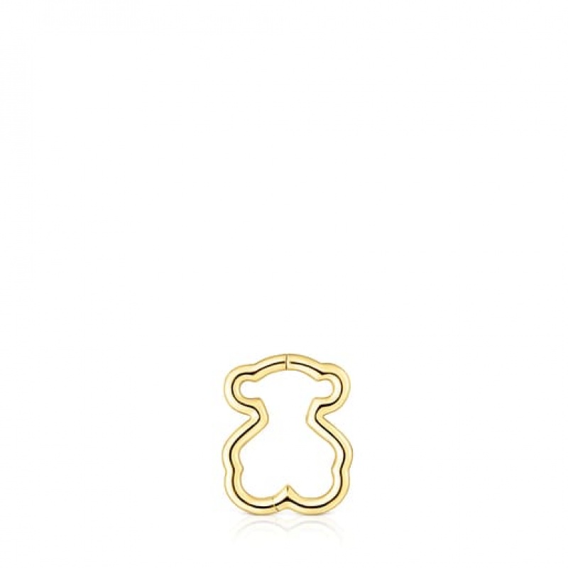 Tous Sweet Dolls Hoop Women\'s Earrings 18k Gold | GOS230415 | Usa