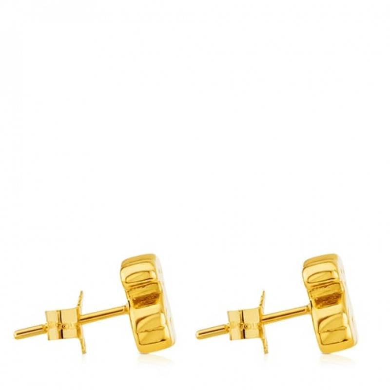 Tous Sweet Dolls Small Women's Earrings 18k Gold | QAU205693 | Usa