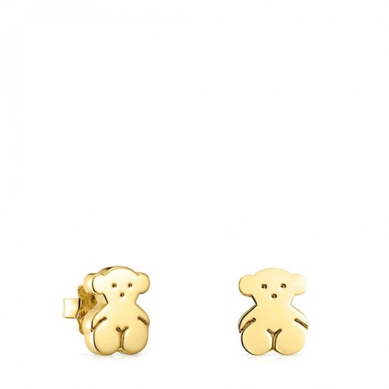 Tous Sweet Dolls Small Women\'s Earrings 18k Gold | YSE397681 | Usa