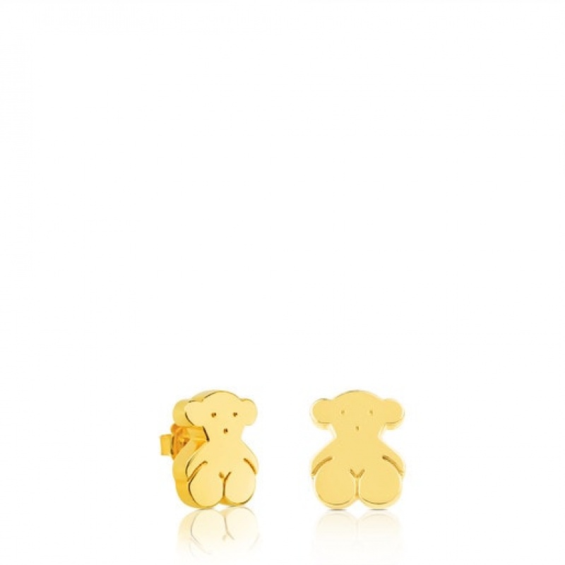 Tous Sweet Dolls Small Women\'s Earrings 18k Gold | SKI856910 | Usa