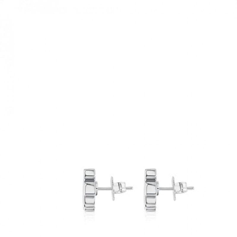 Tous Sweet Dolls Small Women's Earrings Silver | YFJ265714 | Usa