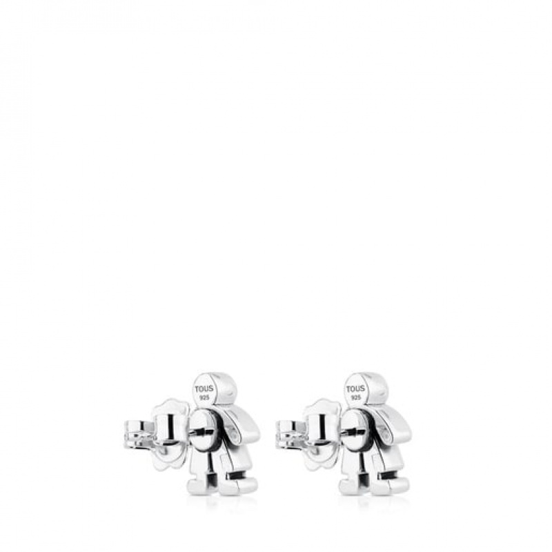 Tous Sweet Dolls Small Women's Earrings Silver | YFJ265714 | Usa