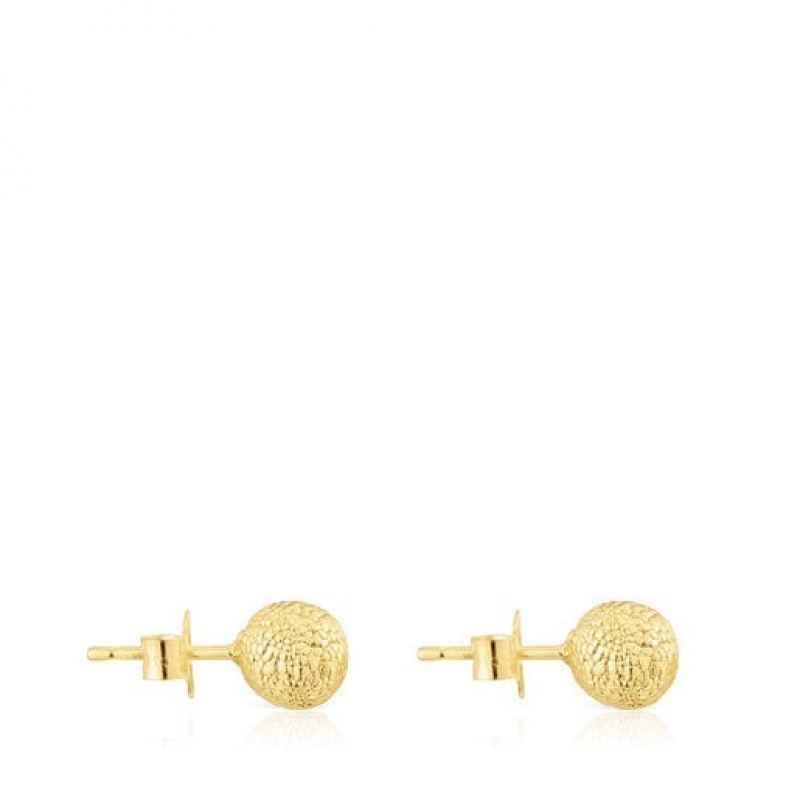 Tous Sylvan Small Women's Earrings 18k Gold | ZLF453891 | Usa