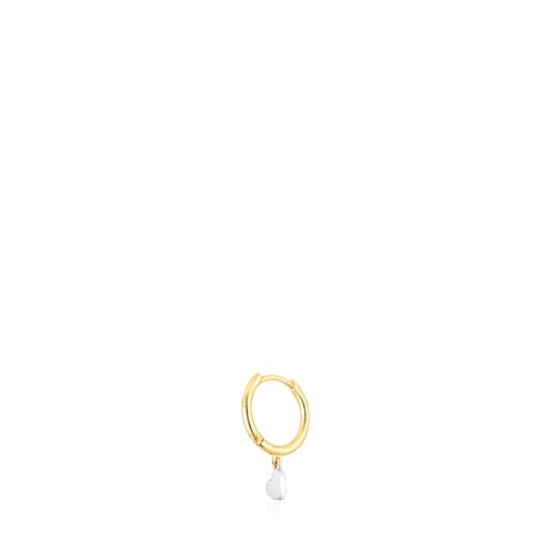 Tous Tous Basics Hoop Women's Earrings 18k Gold | HCG182965 | Usa