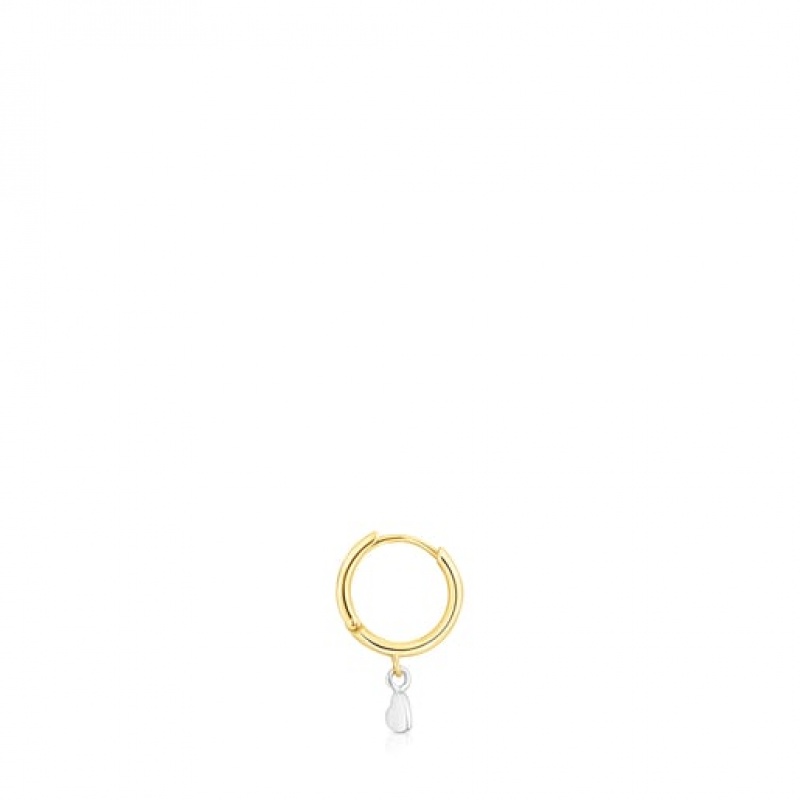 Tous Tous Basics Hoop Women's Earrings 18k Gold | HCG182965 | Usa