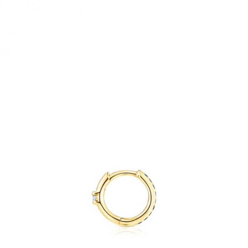 Tous Tous Basics Hoop Women's Earrings 18k Gold | UAD012856 | Usa