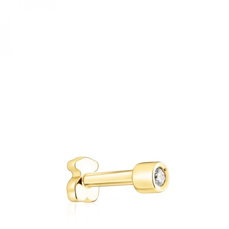 Tous Tous Basics Individual Women's Earrings 18k Gold | GWB169527 | Usa