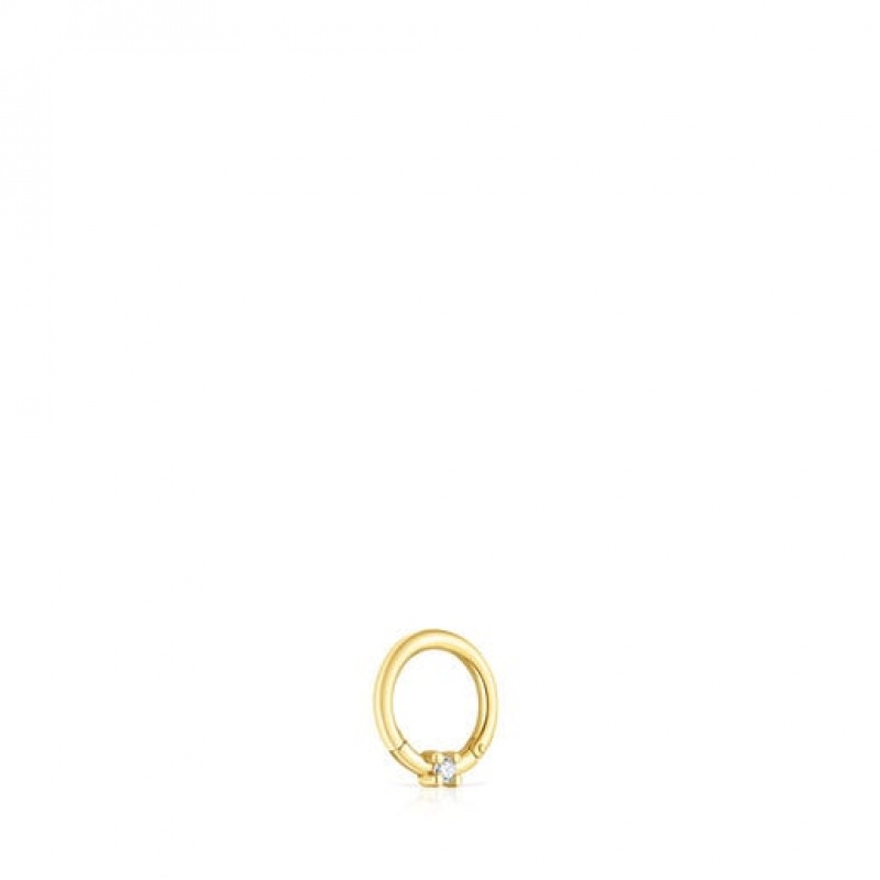 Tous Tous Basics Individual Women's Earrings 18k Gold | OBC275140 | Usa