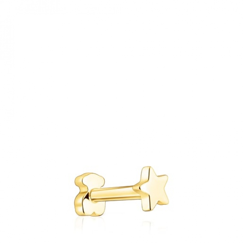 Tous Tous Basics Individual Women's Earrings 18k Gold | BZQ759803 | Usa