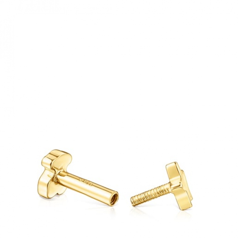 Tous Tous Basics Individual Women's Earrings 18k Gold | BZQ759803 | Usa