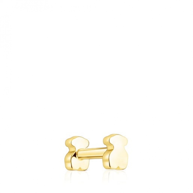 Tous Tous Basics Individual Women's Earrings 18k Gold | IJH267380 | Usa