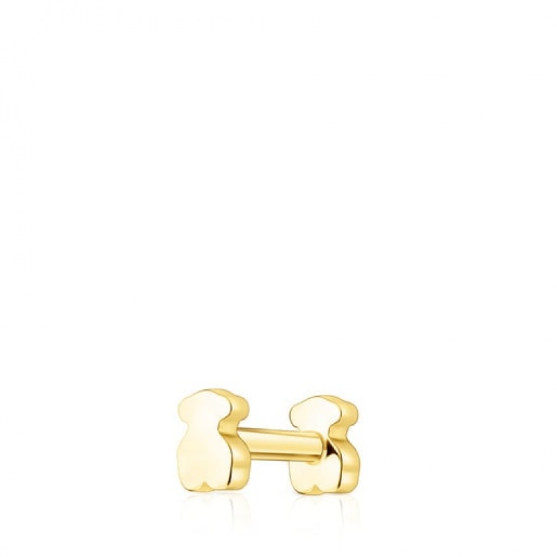 Tous Tous Basics Individual Women's Earrings 18k Gold | IJH267380 | Usa