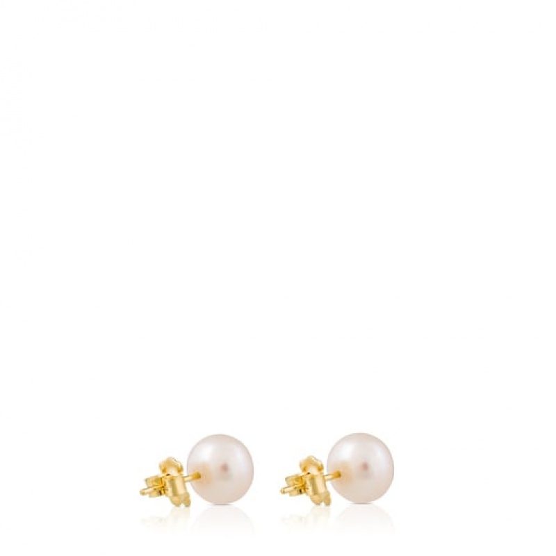 Tous Tous Bear Pearl Women's Earrings 18k Gold | LAC761329 | Usa