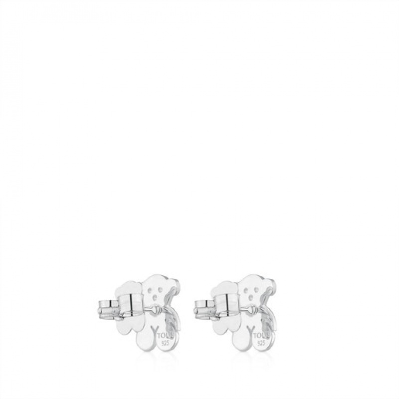 Tous Tous Bear Small Women's Earrings Silver | YXV351426 | Usa