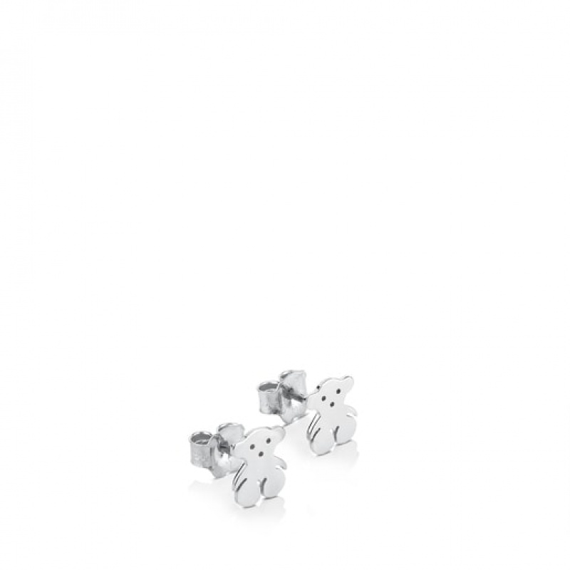 Tous Tous Bear Small Women's Earrings Silver | JZH581364 | Usa