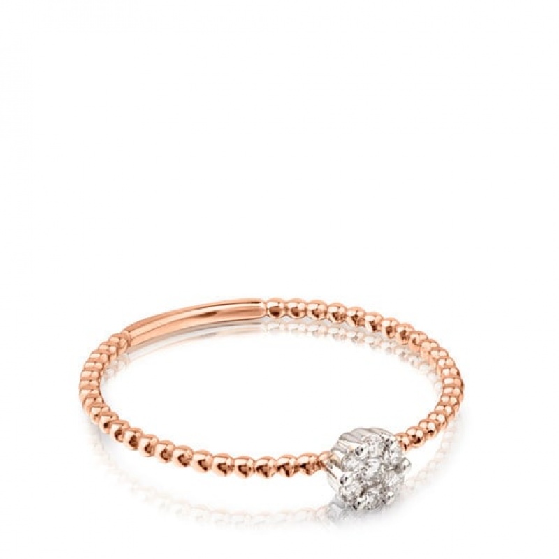 Tous Tous Brillants Women's Rings 18k Gold | WTO358467 | Usa