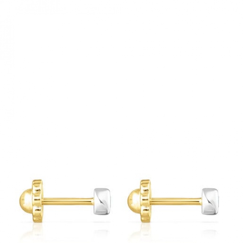 Tous Tous Diamonds Small Women's Earrings 18k Gold | MHJ845023 | Usa