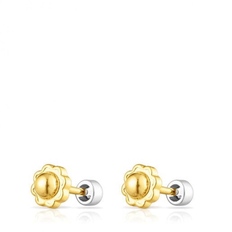 Tous Tous Diamonds Small Women's Earrings 18k Gold | MHJ845023 | Usa