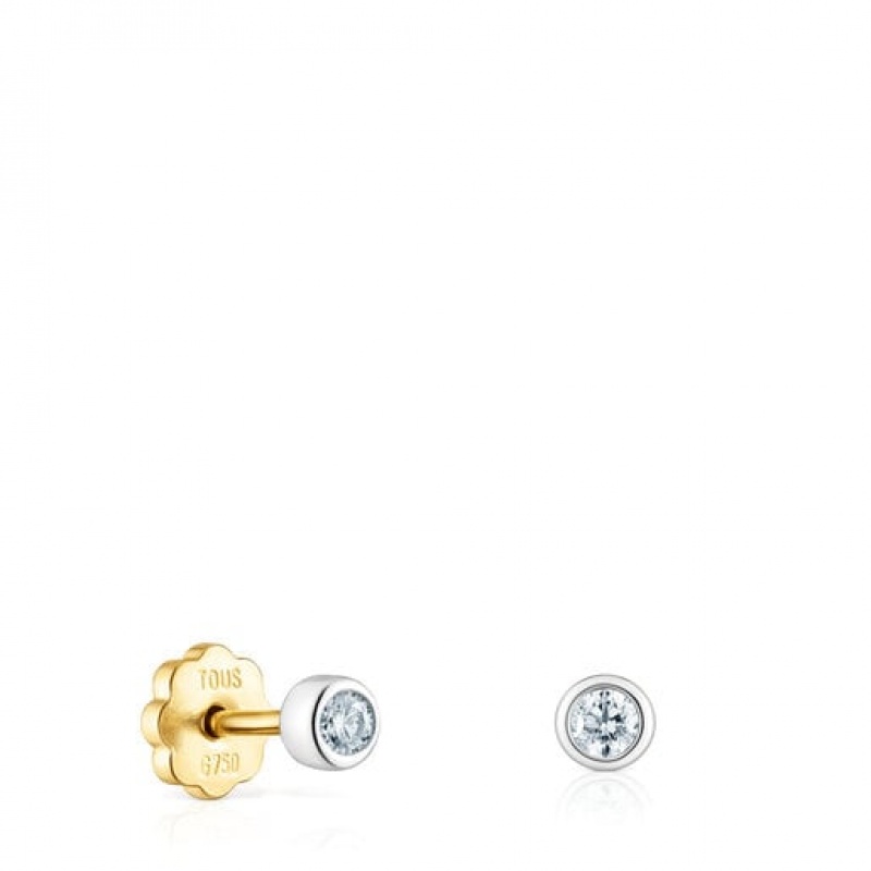 Tous Tous Diamonds Small Women\'s Earrings 18k Gold | MHJ845023 | Usa