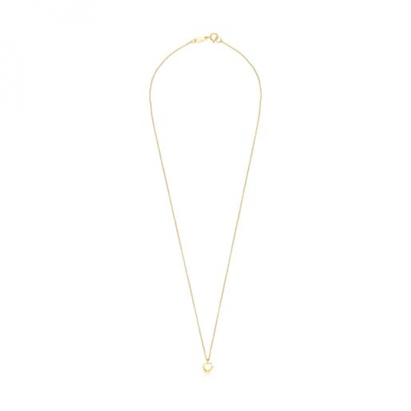 Tous Tous Good Vibes Short Women's Necklaces 18k Gold | TGO294603 | Usa