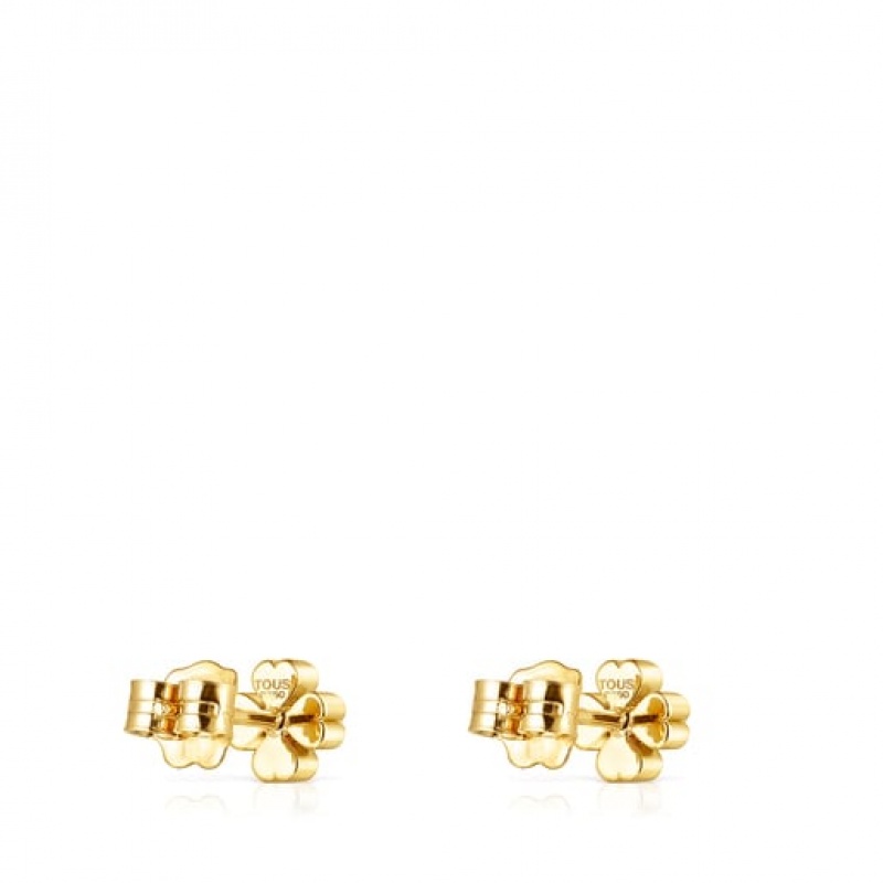 Tous Tous Good Vibes Small Women's Earrings 18k Gold | XMQ758164 | Usa