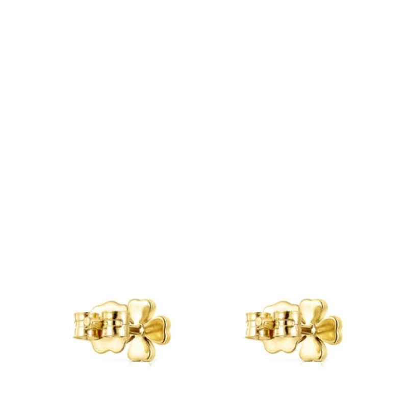 Tous Tous Good Vibes Small Women's Earrings 18k Gold | ZVM423186 | Usa