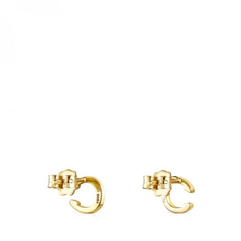 Tous Tous Good Vibes Small Women's Earrings 18k Gold | JKH798453 | Usa