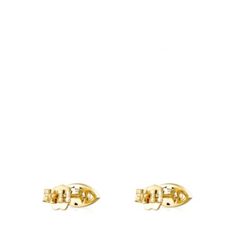 Tous Tous Good Vibes Women's Earrings 18k Gold | IOE963748 | Usa