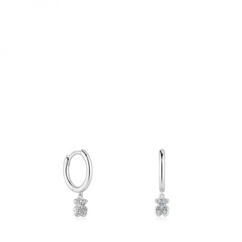 Tous Tous Grain Hoop Women\'s Earrings 18k Gold | OPA523869 | Usa