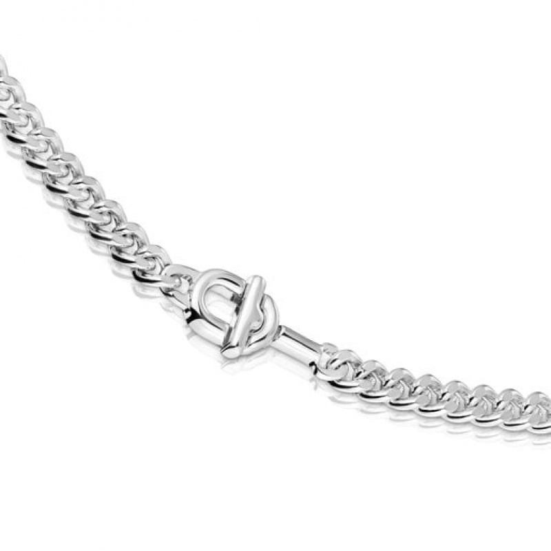 Tous Tous Manifesto Chains Women's Necklaces Silver | FZB501239 | Usa