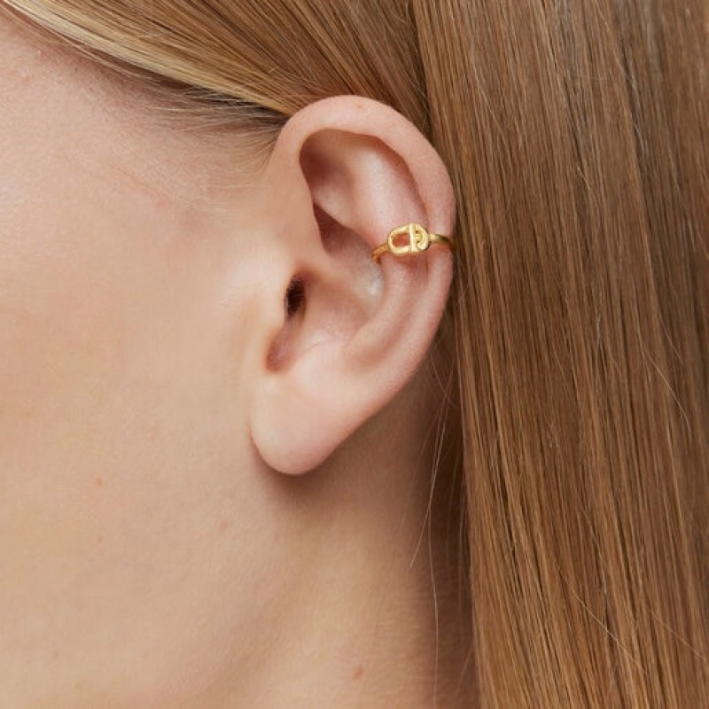 Tous Tous Manifesto Ear Cuff Women's Earrings 18k Gold | ZRF608735 | Usa