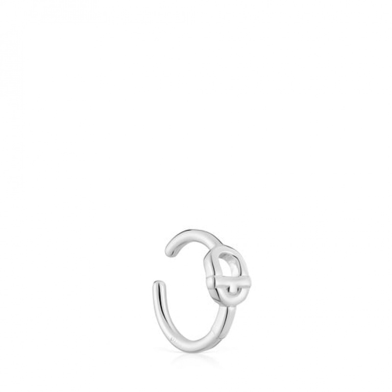 Tous Tous Manifesto Ear Cuff Women's Earrings Silver | OVN093167 | Usa