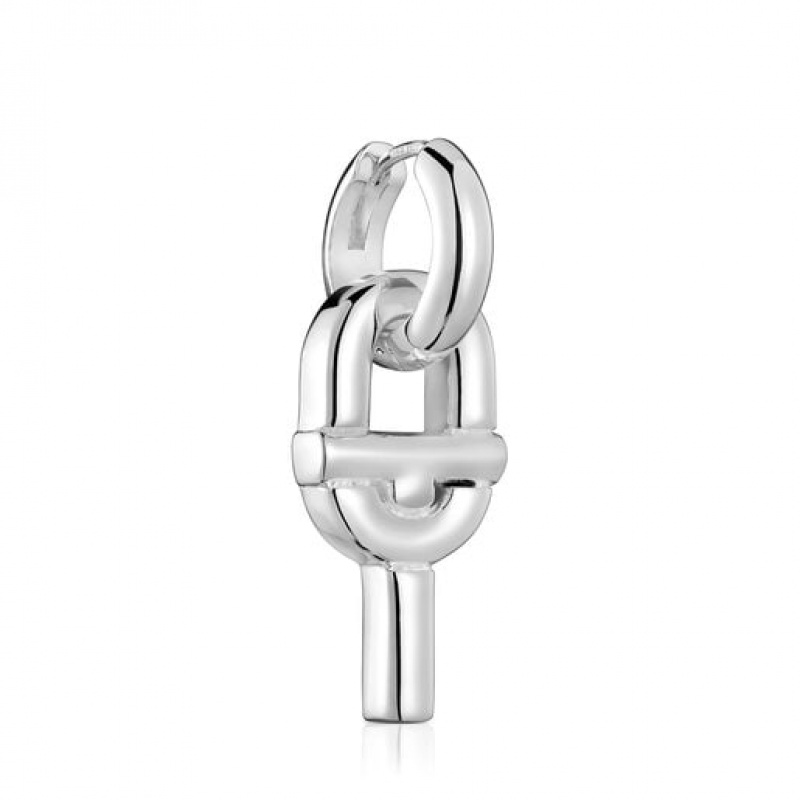 Tous Tous Manifesto Individual Women's Earrings Silver | CUK238049 | Usa