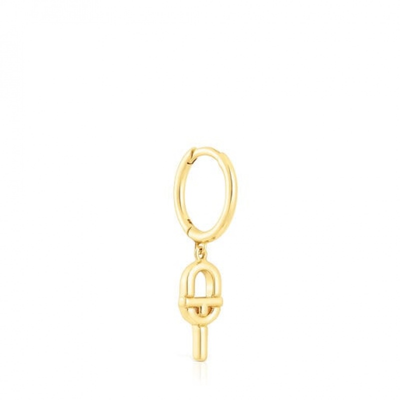 Tous Tous Manifesto Individual Women's Earrings 18k Gold | WXL352701 | Usa