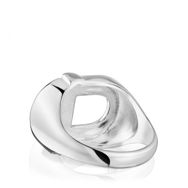 Tous Tous Manifesto Large Women's Rings Silver | ZUF521973 | Usa