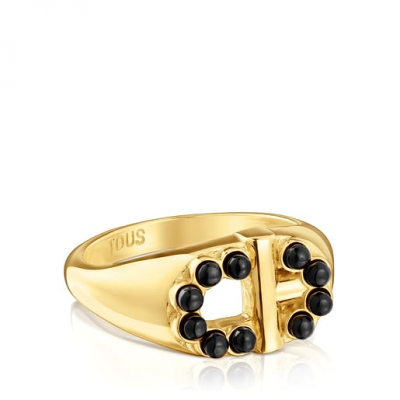 Tous Tous Manifesto Medium Women's Rings 18k Gold | JHX425136 | Usa