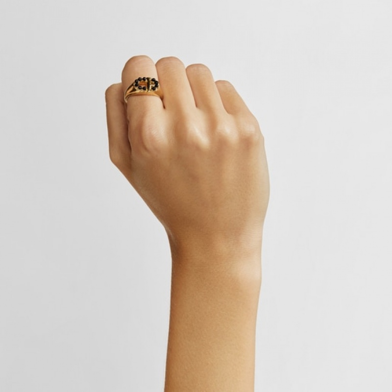 Tous Tous Manifesto Medium Women's Rings 18k Gold | JHX425136 | Usa