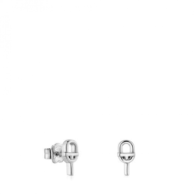 Tous Tous Manifesto Small Women\'s Earrings Silver | DCI201463 | Usa