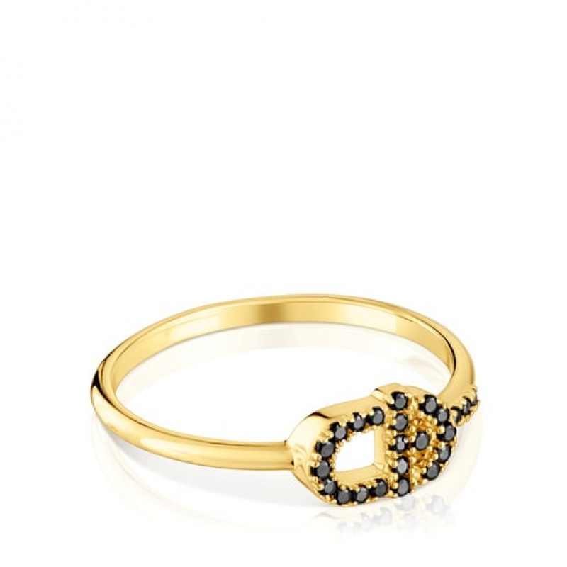 Tous Tous Manifesto Small Women's Rings 18k Gold | KMP705139 | Usa