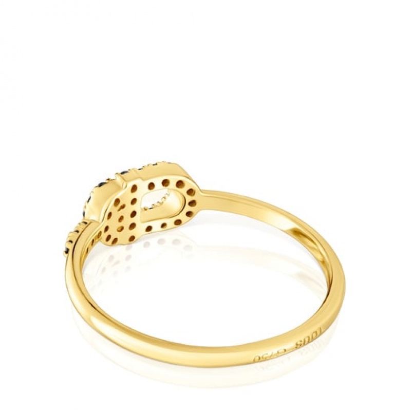 Tous Tous Manifesto Small Women's Rings 18k Gold | KMP705139 | Usa