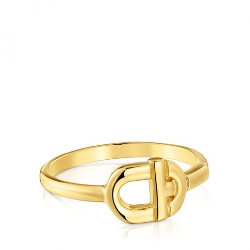 Tous Tous Manifesto Small Women's Rings 18k Gold | JHS805639 | Usa