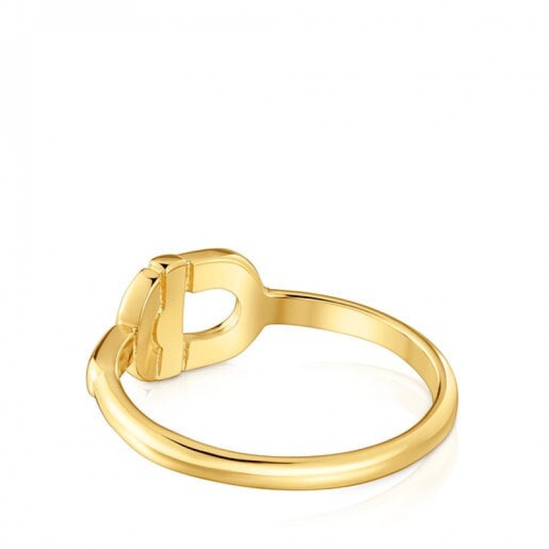 Tous Tous Manifesto Small Women's Rings 18k Gold | JHS805639 | Usa